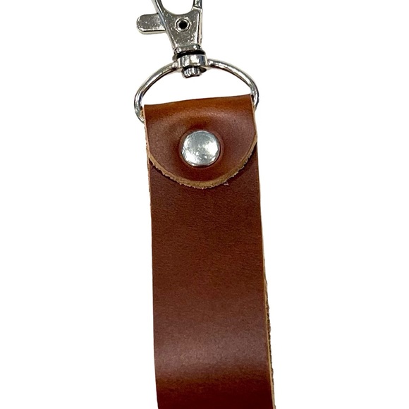 Brand New Brown Leather Surfboard Keychain! - Picture 2 of 2